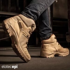 bota tática militar gogowear mamute bege - conforto e proteção em missões extremas na elotec epi 1.1